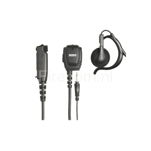 SYH&AQYE Auricular Walkie Talkie con micrófono, 2 pines gancho de oreja de  radio bidireccional con PTT y clips para walkie talkie universal K Joint
